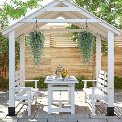 WEISPARK Artificial Hanging Flowers